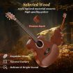 104 cm Cutaway Folk Standard Full Size 6 String Guitar for Beginner, Adults