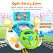 Kids Steering Wheel Simulated Driving Toy Set with Lights & Sounds