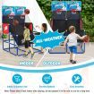 Kids Basketball Hoop Arcade Game with 2 Shatterproof Backboards for Boys and Girls