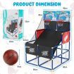 Kids Basketball Hoop Arcade Game with 2 Shatterproof Backboards for Boys and Girls