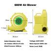 680W Electric Air Fan Blower for Inflatable Bounce House