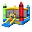 Inflatable Bounce House with Fun Slide for Kids (without Blower)