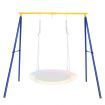 Extra Large A-Frame Steel Swing Stand with Ground Stakes for Indoor and Outdoor