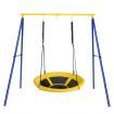 Extra Large A-Frame Steel Swing Stand with Ground Stakes for Indoor and Outdoor