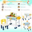 6 in 1 Building Block Table with Storage for Kids over 3 Years Old