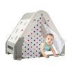 Kid's Triangle Climber with Tent Cover & White Board & Basketball Hoop & Soccer Gate