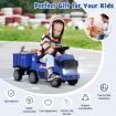 Kids Ride On Truck with Storage Container & Steering Wheel