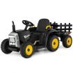 12V Ride On Tractor with Trailer and Remote Control for Kids