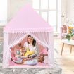 Multipurpose kid's Playhouse Castle with Solid Wood Frame & Cotton Mat for Boys & Girls