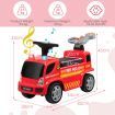 Kids Ride on Push Fire Engine Truck with Bubble Function for 18-36 Months