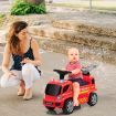 Kids Ride on Push Fire Engine Truck with Bubble Function for 18-36 Months