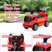 Kids Ride on Push Fire Engine Truck with Bubble Function for 18-36 Months