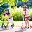 Folding Kick Push Scooter with Flashing LED Wheels