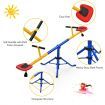 Kids Spinning Seesaw with Stopper Legs for Backyard and Playground