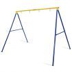 Heavy-Duty Metal Swing Frame with Anti-Slip Footpads (without Swing)