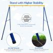 Heavy-Duty Metal Swing Frame with Anti-Slip Footpads (without Swing)