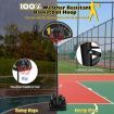 Portable Basketball Hoop with Wheels & Fillable Base for Kids