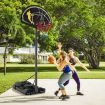 Portable Basketball Hoop with Wheels & Fillable Base for Kids