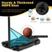 Portable Basketball Hoop with Wheels & Fillable Base for Kids