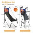 Portable Arcade Basketball Game with Electronic Scorer for Indoor Party