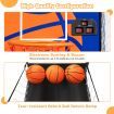 Portable Arcade Basketball Game with Electronic Scorer for Indoor Party