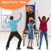 Portable Arcade Basketball Game with Electronic Scorer for Indoor Party