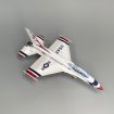 MinimumRC F16 All-moving Tail 250mm Wingspan KT Foam Pusher Micro RC Airplane KIT+MotorKIT+Motor