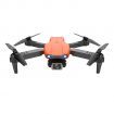 Mini WiFi FPV with 4K 720P HD Dual Camera Air Hovering 15mins Flying Foldable without CameraTwo Batteries Orange