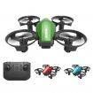 Mini Headless Mode 360 Roll 8mins Flying Time Circle Protection Kids Gifts 2.4G 4CH 6-Axis Two Batteries Blue