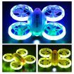 Mini Drone with ALtitude Hold Headless Mode 360 Rolling 10mins Flight Time LED Cool Lights Kids Toys One BatteryYellow