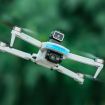 WiFi FPV with 4K ESC HD Dual Camera 360 Infrared Obstacle Avoidance Optical Flow Positioning Black