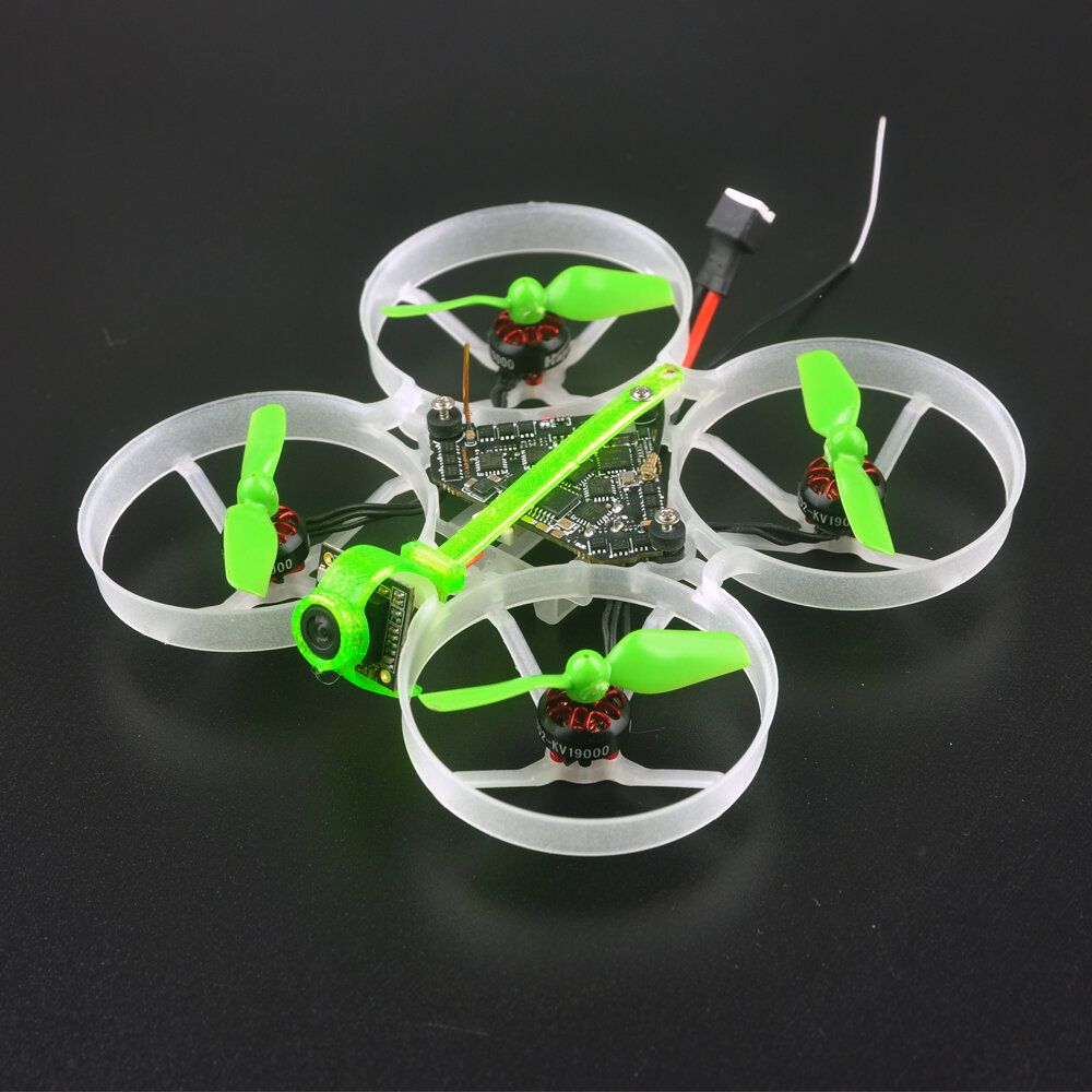 19.5g 75mm 1S  Diamond F4 AIO 5A BB2 ESC Frsky Reciver 25/200mW VTX Whoop FPV BNF w/ EX0802 19000KV Unibell Motor Runcam Nano 3 800TVL Camera