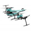 4DRC V10 2.4G 3.5CH APP Controlled Altitude Hold Super Large Alloy RC Helicopter RTFwithout Camera Blue with 1 Battery