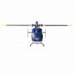 2.4G 4CH 6-Axis Gyro Optical Flow Localization Altitude Hold Flybarless Scale Mode 1 (Right Hand Throttle) with 2 Batteries