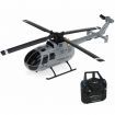 2.4G 4CH 6-Axis Gyro Optical Flow Localization Flybarless Scale RC Helicopter RTFMode 1 (Right Hand Throttle)with 2 Batteries