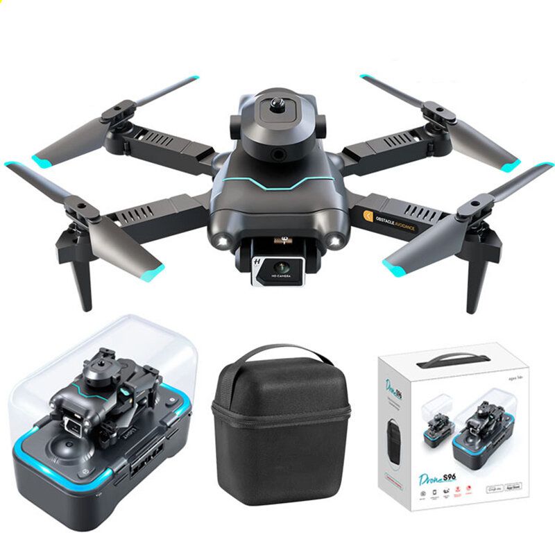 WiFi FPV with 4K HD Dual Camera Obstacle Avoidance Optical Flow Positioning Foldable Integrated Storage Two Batteries