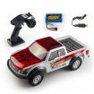 2.4G 4WD 45km/h Brushed RC Car Pickup Off-Road Climbing Truck LED Light Full Proportional Vehicles Models Toys Blue