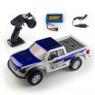 2.4G 4WD 45km/h Brushed RC Car Pickup Off-Road Climbing Truck LED Light Full Proportional Vehicles Models Toys Blue