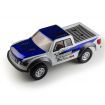 2.4G 4WD 45km/h Brushed RC Car Pickup Off-Road Climbing Truck LED Light Full Proportional Vehicles Models Toys Blue