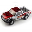 2.4G 4WD 45km/h Brushed RC Car Pickup Off-Road Climbing Truck LED Light Full Proportional Vehicles Models Toys Red