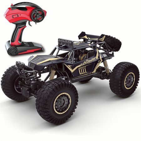 SF 609E 1/8 2.4G 4WD RC Car Electric Off-Road Vehicles Monster Truck Alloy Shell RTR Model Kid Children ToysBlack