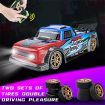 JJRC Q123 RTR 1/16 2.4G 4WD Spray Drift RC Car LED Light Full Proportional Short-Course Off-Road Truck Vehicles Models ToysGreen