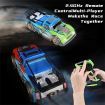 JJRC Q123 RTR 1/16 2.4G 4WD Spray Drift RC Car LED Light Full Proportional Short-Course Off-Road Truck Vehicles Models ToysGreen