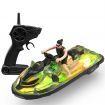 LMRC LM13-D RTR 2.4G 4CH RC Boat Motorboat Remote Control Racing Ship Waterproof Speedboat Toys Vehicle ModelsTwo BatteryGreen