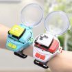 4DRC NEW C17 Mini Watch RC Control Car Hot Sales Children's Cute Cartoon Electric Car Small Cool Colorful Lights Green