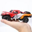 1/32 RWD Mini Truck RC Car KIT Rear Drive SUV DIY Parts Pipe Micro Roll Cage Trophy Movable Off-road Climbing With Motor ESC Servo Red