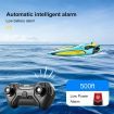 4DRC S1 2.4G 4CH RC Boat Fast High Speed Water Model Remote Control Toys RTR Pools Lakes Racing Kids Children GiftTwo BatteryGrey