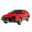 RTR 1/18 2.4G RWD RC Car Drift Vehicles Flip LED Lights Full Proportional Controlled Models ToysRed with gyro two battery