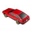 RTR 1/18 2.4G RWD RC Car Drift Vehicles Flip LED Lights Full Proportional Controlled Models ToysRed with gyro two battery