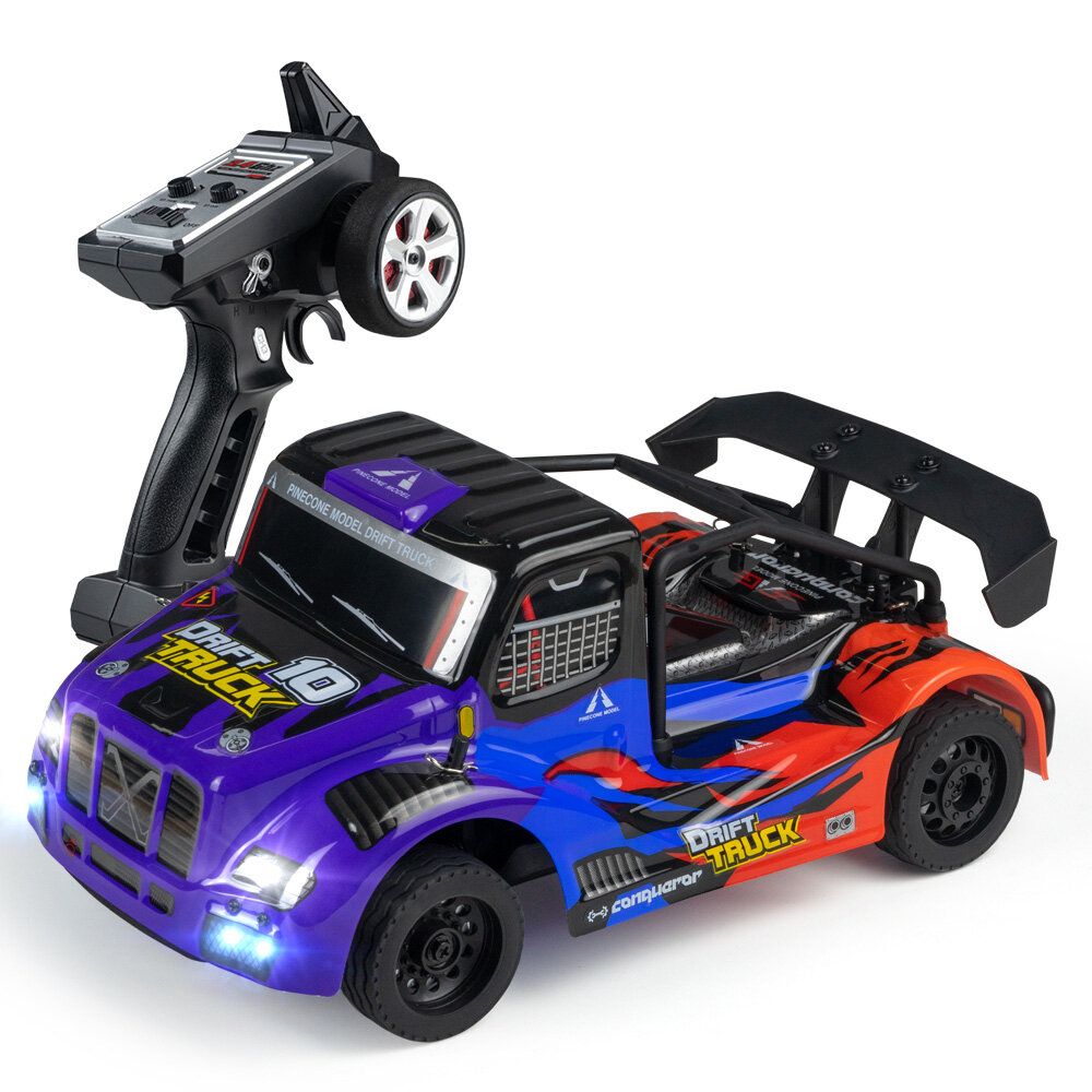 RTR 1/16 2.4G 4WD RC Car Off-Road Remote Control Drift Truck High Speed Racing Vehicles Models Kids Children Toys Blue